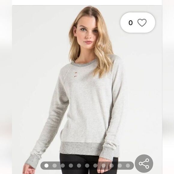 NWT n:Philanthropy Belize Distressed Sweatshirt - Picture 2 of 9